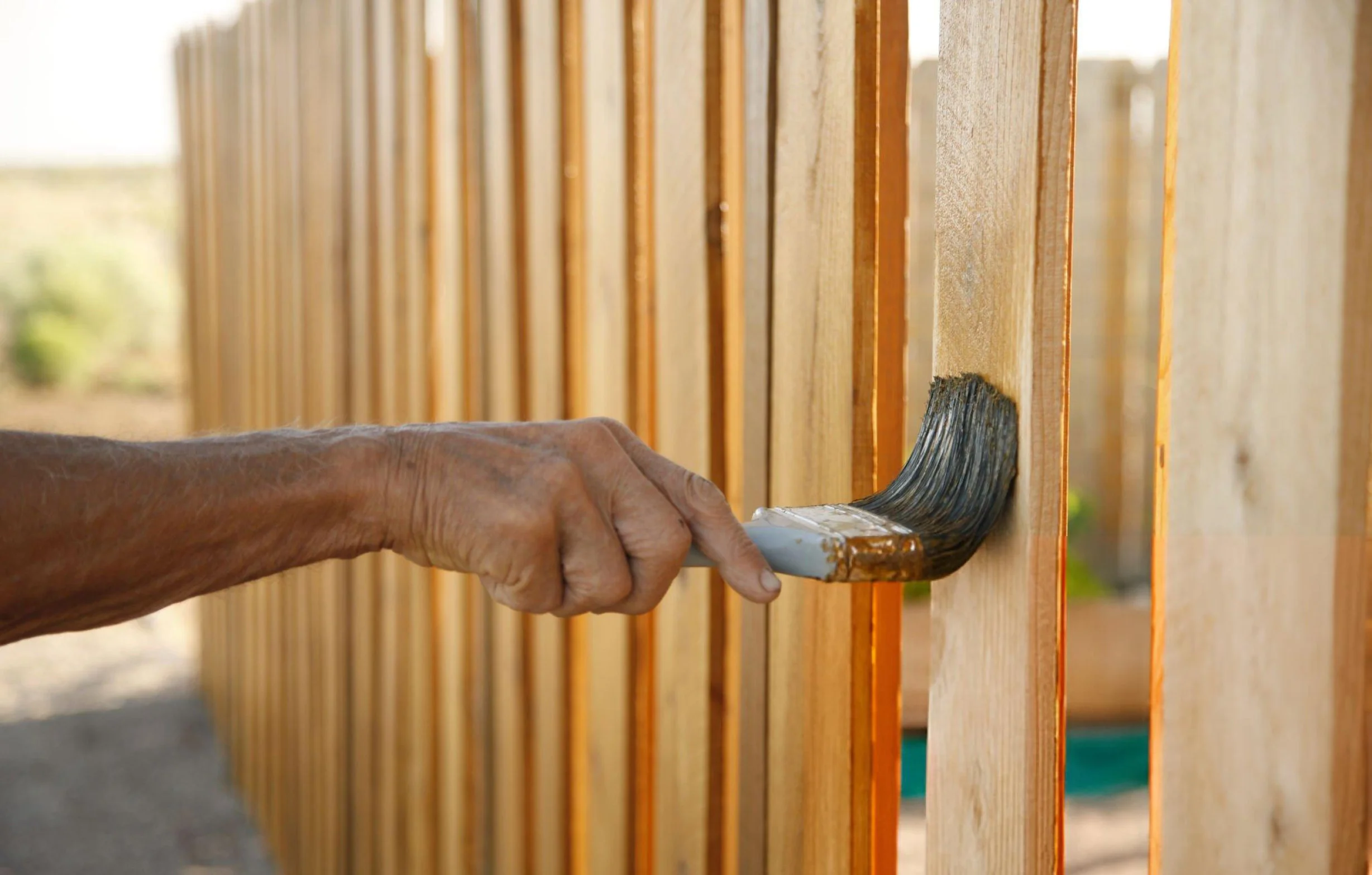 Fence Staining