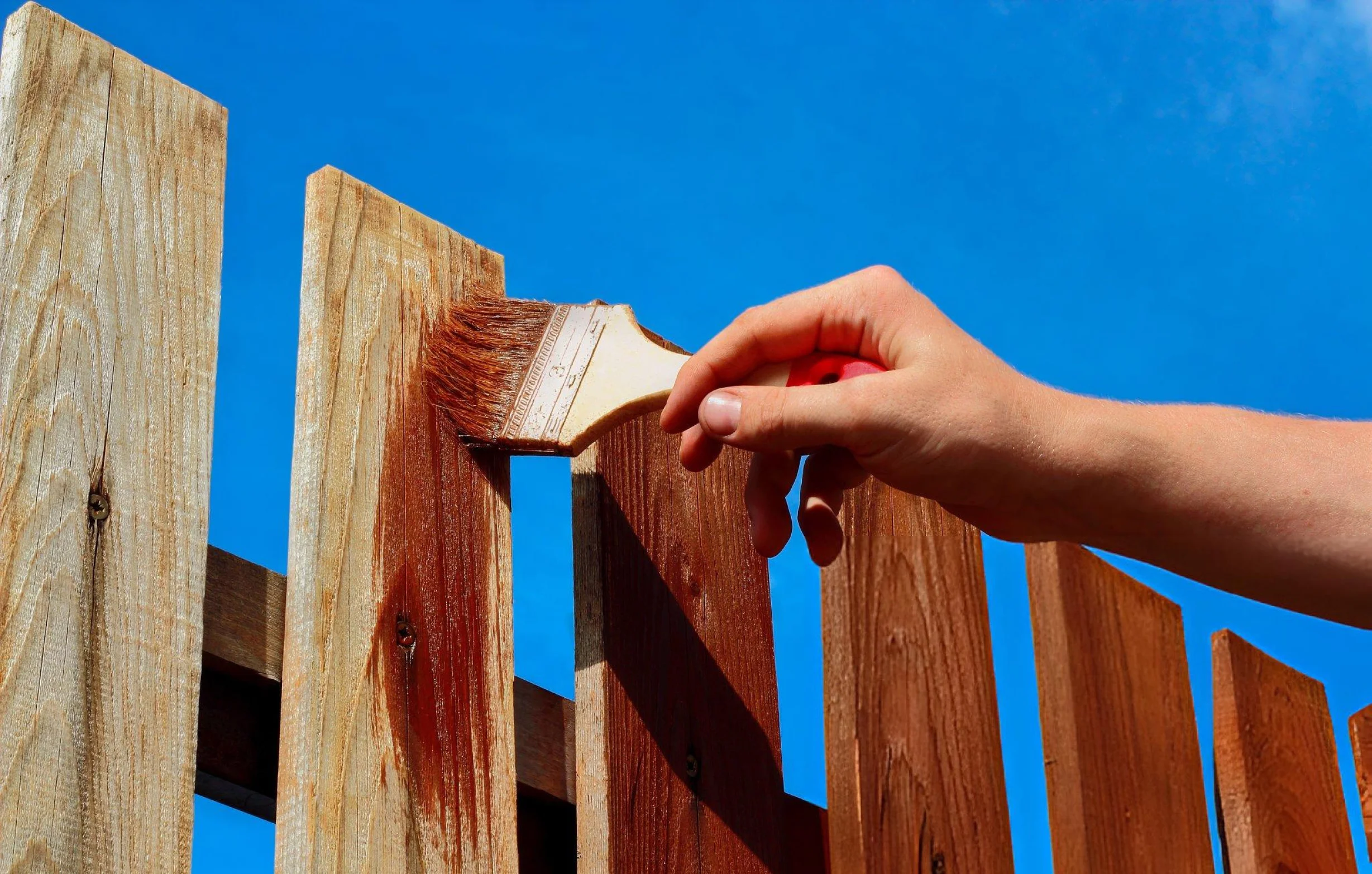 Fence Staining