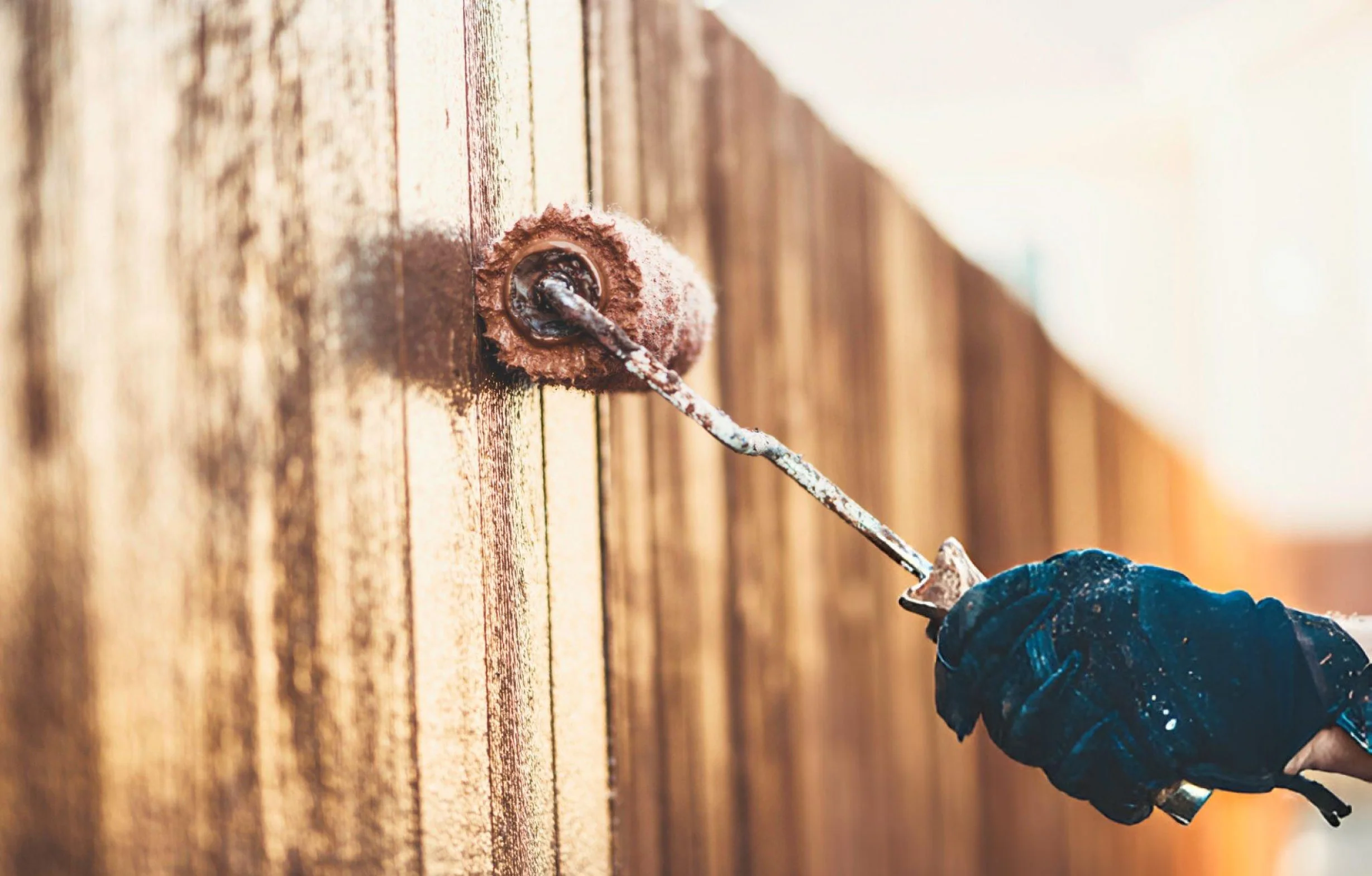 Fence Staining